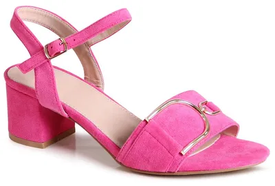 Produktbild von topschuhe24 3035 Damen Riemchen Sandalen, Farbe:Pink, Größe:38 EU