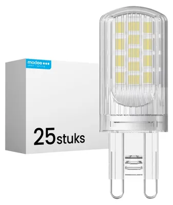 Productafbeelding van Modee LED Insteeklamp G9 Helder - 4.2W 470lm 2700K - Warmwit - Vervangt 40W - 25 stuks