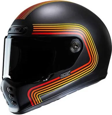 Produktbild von Hjc V10 Foni Integralhelm Schwarz 2XL Schwarz 2XL