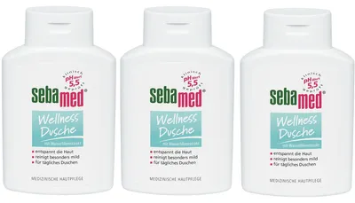 Immagine prodotto di Sebamed Doccia Benessere protegge la pelle leggermente sensibile 200ml Confezione da 3 pezzi