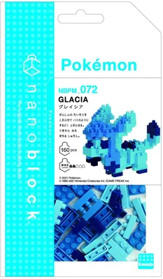 Obrázek produktu pro Pokemon nanoblok Bauset Glaziola