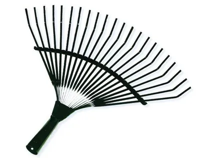 Obrázek produktu pro KOVOVÉ hrábě na trávu a listí 430 mm