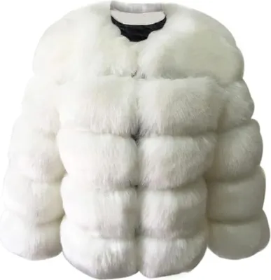 Produktbild von Damen Kunstpelz Mantel Kurzer Faux Pelz Winterjacke Kunstfell Oberbekleidung Einfarbig Dicker Parka Wintermantel, Damen , gelb, S