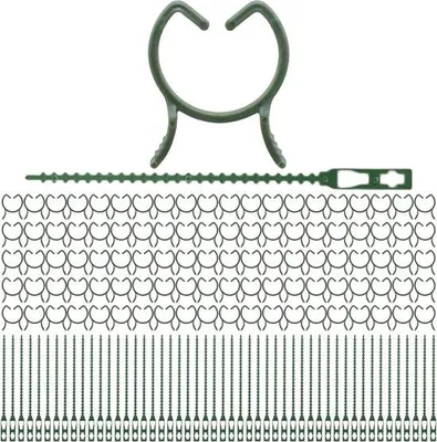 Produktbild von Pflanzenklemmen 100 Stück für Pflanzenwand mit Kabelbindern