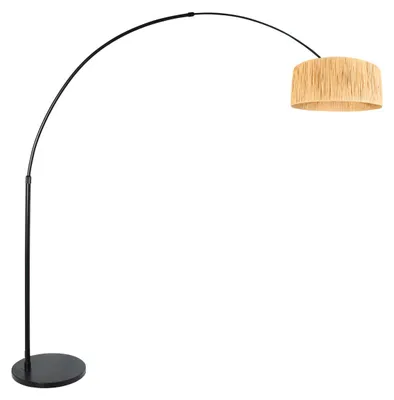 Immagine prodotto di Steinhauer - lampada da terra - Sparkled Light - nero - bambù metallo - lampada ad arco - E27 - 4561ZW
