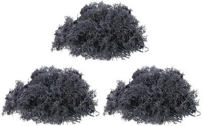 Image de Mousse synthétique grise, 3 pièces, 35,8 g, pour la décoration et les loisirs créatifs