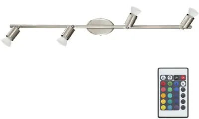 Produktbild von EGLO BUZZ-C, Schienenlichtschranke, Nicht austauschbare(s) Leuchtmittel, 4 Glühbirne(n), 3000 K, 220 lm, Nickel