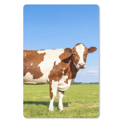 Produktbild von MuchoWow® Mauspad Mousepad Kühe - Bauernhof - Gras - Natur - Tiere 18x27 cm - Mousepads - Maus Mat - Pad - Mausunterlage