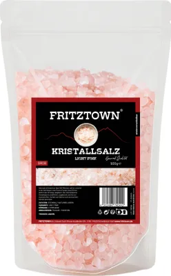Produktbild von FRITZTOWN® Kristallsalz Light Pink 2-5mm grob 500g