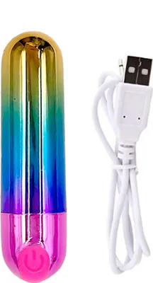 Produktbild von Elektrisches Massagegerät für Damen, 10 einstellbare Modi, wiederaufladbar über USB, wasserdicht, kompaktes Design, tragbares Mini-Massagegerät für unterwegs