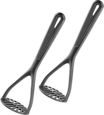 Image de Deux presse-purée, longueur : 27,5 cm chacun, doux, noir