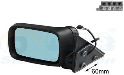 Image de VAN WEZEL Rétroviseur extérieur gauche (0642807) pour BMW 3 Rétroviseur latéral