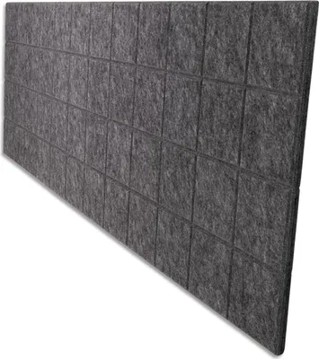 Produktbild von Akustik-Trennwand imstande 120x40cm grau Filz