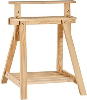 Immagine prodotto di Cavalletto in legno di pino naturale (70 x 45 x 70 cm)