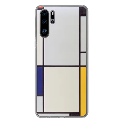 Produktbild von MuchoWow® Handyhülle Schutzhülle Hülle für Huawei P30 Pro Tableau I - Piet Mondrian Silikon Softcase Handy Hülle - Schutzdeckel