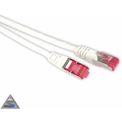 Obrázek produktu pro Patch kabel cat6A S/FTP PIMF bezhalogenový bílý 5m