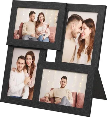Produktbild von Famanu Fotrahmen Set - Wanddekoration für 4 Fotos, 10 x 15 cm