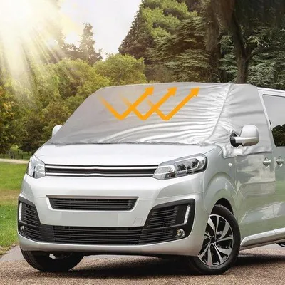 Produktbild von Famanu Windschutzscheibenabdeckung - Hochwertiger Sonnenschutz und Schutz für Autos