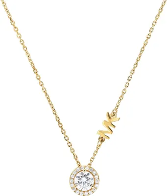 Produktbild von Michael Kors MKC1208AN710 Damen Collier Silber 925 Gold weiß 45 cm