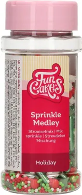 Produktbild von FunCakes Streuselmischung Holiday Weihnachtsfest 65 g