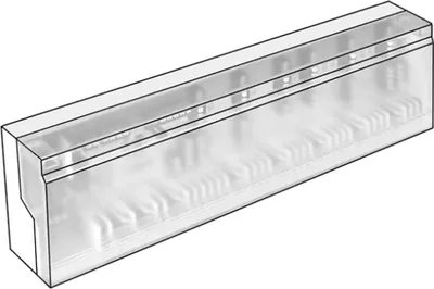 Image de KE Kelit KM691, KELOX, unité de raccordement, 230 V, 327 x 90 x 52 mm, 1 pièce.