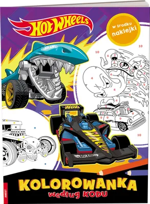 Obrázok produktu pre Omaľovánkové dobrodružstvo s Hot Wheels - objavte čarovný svet automobilových omaľovánok pre malých umelcov! Ideálne na hranie a rozvoj predstavivosti!