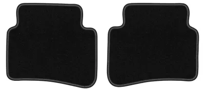 Produktbild von Velours-Fußmatten Hinten für Kia Stonic 2017- (Crossover) – 2-tlg, Schwarz, passgenau – Wielganizator LUX