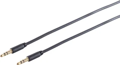 Productafbeelding van S-IMPULS Superslim luidkabels, 1,5 meter, zwart
