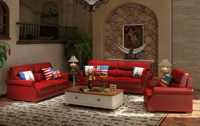 Zdjęcie produktu dla Sofa Zestaw 3+1+1 Tapicerka Designerskie Meble Nowy