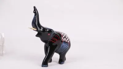 Produktbild von Deko Figur Elefant 18,5cm Afrika-Dekoration Elefanten-Figur