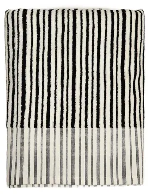Zdjęcie produktu dla HOMLA Ręcznik DEMI w czarne paski 70x130 cm