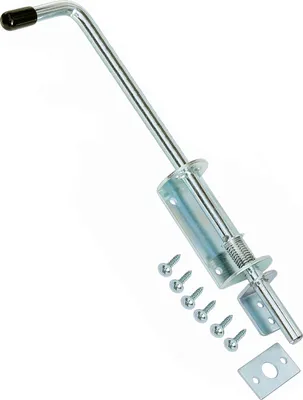 Produktbild von Federriegel Torriegel Bolzenriegel Schlossriegel 400 / 12 mm Türriegel Verzinkt