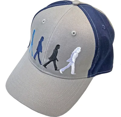 Produktbild von The Beatles - Baseball-Mütze für Herren/Damen Uni RO8053 (Einheitsgröße) (Grau/Marineblau)