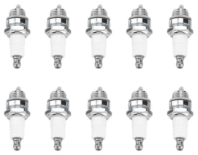 Image de 10 bougies d'allumage pour débroussailleuse, coupe-bordure, tronçonneuse - Accessoires de rechange