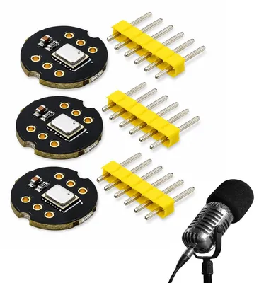 I2S-Mikrofonmodul 24 Bit, 3 St., 61 dBA, -26 dBFS, 60 Hz–15 kHz