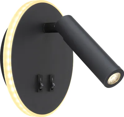Produktbild von Globo Lighting Wandleuchte Metall schwarz, LED
