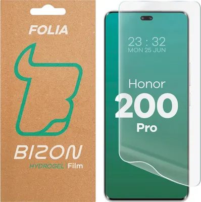 Produktbild von Hydrogel Folie für den Bildschirm für Honor 200 Pro, Bizon Glass Hydrogel Front, 1 Stück