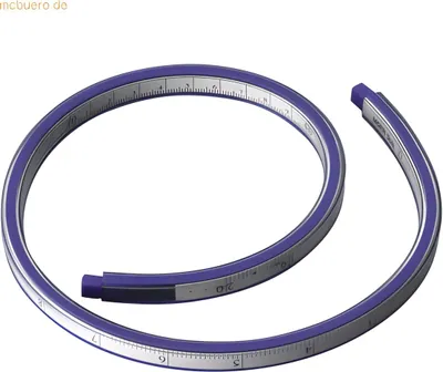 Produktbild von Alco Kurvenlineal 60 cm blau 4007735014636
