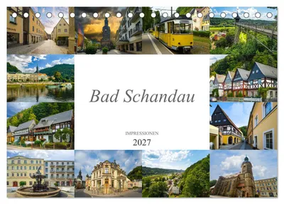 Produktbild von Bad Schandau Impressionen (Tischkalender 2027 DIN A5 quer), CALVENDO Monatskalender