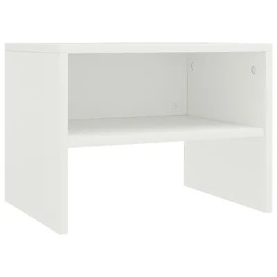Produktbild von Nachttisch Weiß 40x30x30 cm Holzwerkstoff