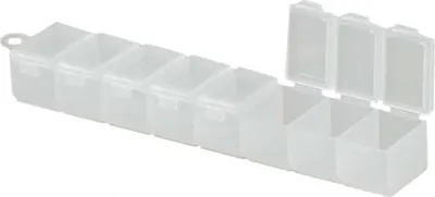 Image de Meiho Hachiren 8 Caisse Pour Petites Pièces Transparente Transparente One Size