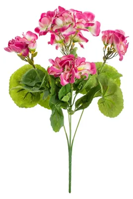 Image de Bouquet de fleurs artificielles, polyvalent pour les événements, fabriqué en soie durable, couleur rouge rose, lot de 5 pièces