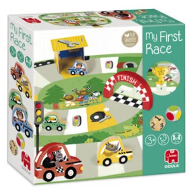 Produktbild von Jumbo GOULA - My First Race, Brettspiel, Lernen, 3 Jahr(e), 10 min, 10 min