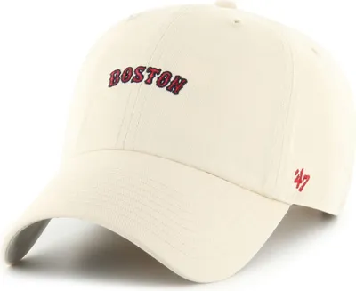 Produktbild von 47 Mlb Boston Red Sox Base Runner Script Clean Up Kappe Beige Mann Beige One Size