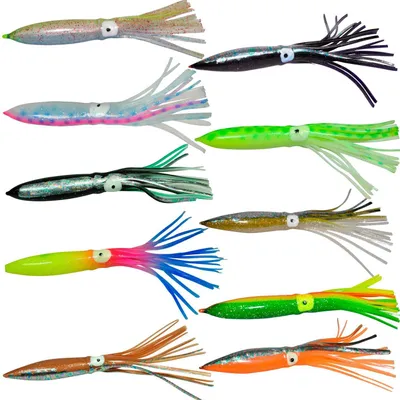 Produktbild von Hogy Oktopusse - 2 Meeresköder, Länge:23cm, Farbe:Rainbow