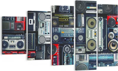 Produktbild von Bild auf Leinwand - Leinwandbild - Empfänger Radio - 100x60cm - Wand Bild - Wanddeko - Wandbilder - Leinwanddruck - Bilder - Kunstdruck - Wanddekoration - Leinwand bilder - Wandkunst - EG100x60-3875