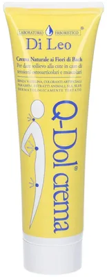 Produktbild von Q-DOL Creme 100 ml mit Arnika, Teufelskralle, Rosmarinöl für Nacken- & Rückenverspannungen