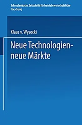 Obrázek produktu pro Neue Technologien - neue Märkte