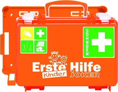 Produktbild von SÖHNGEN Erste-Hilfe-Koffer Quick-CD Kinder Joker ohne DIN orange