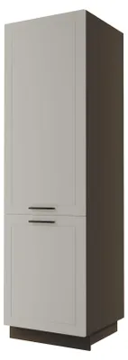 Productafbeelding van Voorraadkast KVANTUM Q-D14/DP/60/207, 2 deuren, 60 cm. Kleur van het corpus en de deuren naar keuze: vanille mat, lava